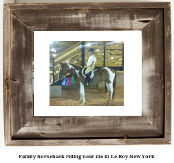 family horseback riding near me in Le Roy, New York